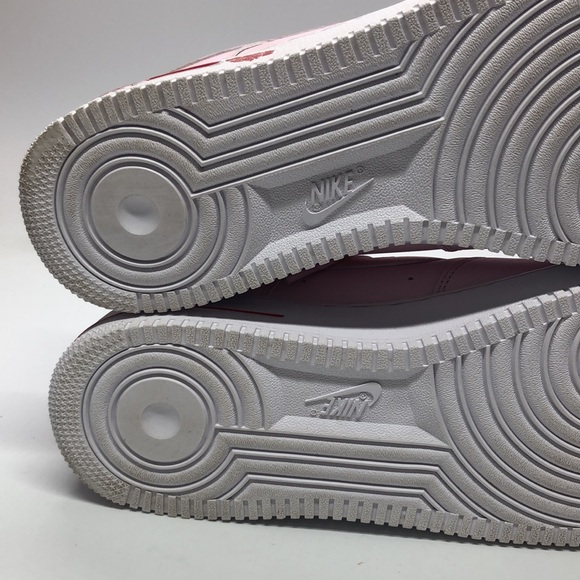 Mens Air Force 1 “07 Pink/White CU6312-600 USED Worn Once Sz 14 - Picture 9 of 10